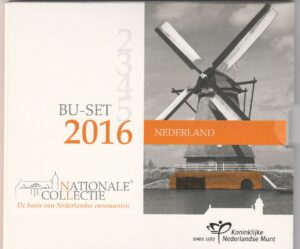 2016 Olanda divisionale 8 valori B.U. Re Alexander