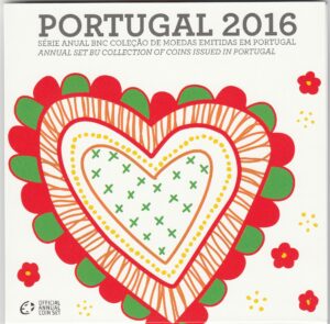 2016 Portogallo divisionale 8 valori B.U.