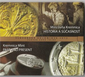 2012 Slovacchia divisionale 8 valori FdC Storia della Zecca con medaglia