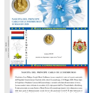 2020. Lussemburgo € 2 Aggiornamento Abafil