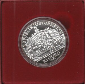2002 Austria € 10 Proof Castello di Ambras