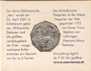 2002 Austria € 5 Zoo Schönbrunn in blister - immagine 2