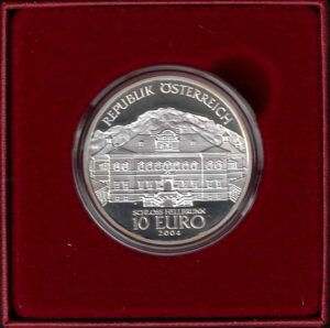 2004 Austria € 10 Castello Hellbrunn Proof