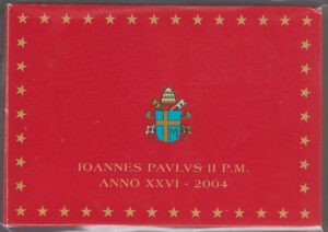 2004 Vaticano divisionale Giovanni Paolo II Fondo specchio