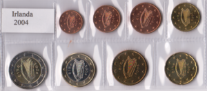 2004 Irlanda Serie annuale 8 valori sfusi