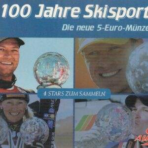 2005 Austria € 5 Skisport folder