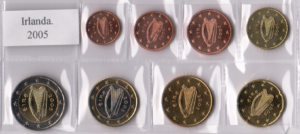 2005 Irlanda Serie annuale 8 valori sfusi