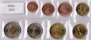 2005 Italia Serie annuale 8 valori sfusi