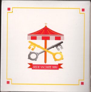 2005 Vaticano € 5 Sede Vacante Arg Fondo specchio