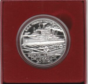 2006 Austria € 20 SMS Viribus Unitis Proof