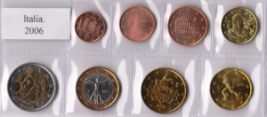 2006 Italia Serie annuale 8 valori sfusi
