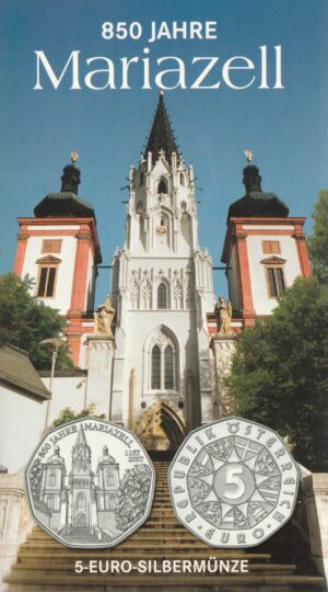 2007 Austria € 5 850 anni Mariazell Santuario blister
