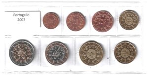 2007 Portogallo Serie annuale 8 valori FdC sfusi