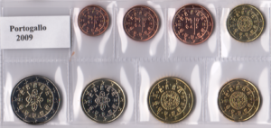 2009 Portogallo Serie annuale 8 valori FdC sfusi