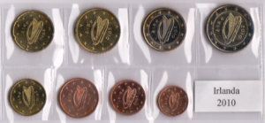 2010 Irlanda Serie annuale 8 valori sfusi