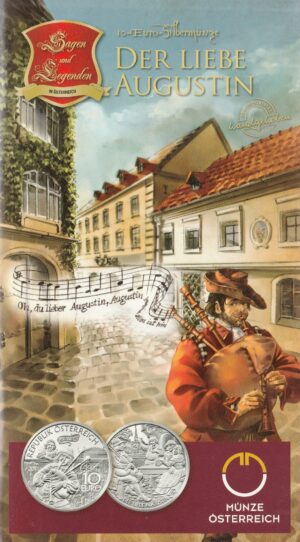 2011 Austrai € 10  Der liebe Augustin in blister