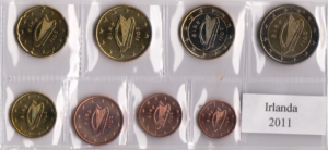 2011 Irlanda Serie annuale 8 valori sfusi