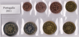 2011 Portogallo Serie annuale 8 valori FdC sfusi