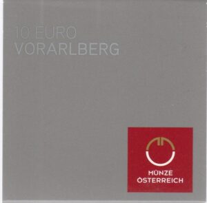 2013 Austria € 10 Vorarlberg Proof - immagine 2