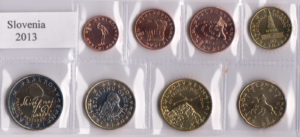 2013 Slovenia Serie annuale 8 valori FdC sfusi