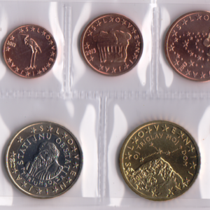 2013 Slovenia Serie annuale 8 valori FdC sfusi