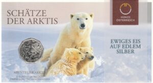 2014 Austria € 5 Avventura Artica in blister