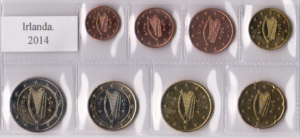 2014 Irlanda Serie annuale 8 valori sfusi