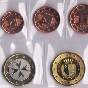 2014 Malta Serie annuale 8 valori FdC sfusi