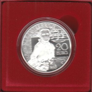 2015 Austria € 20 Mozart il bambino prodigio Proof
