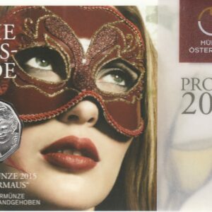 2015 Austria € 5 Capodanno blister