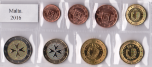 2016 Malta Serie annuale 8 valori FdC sfusi