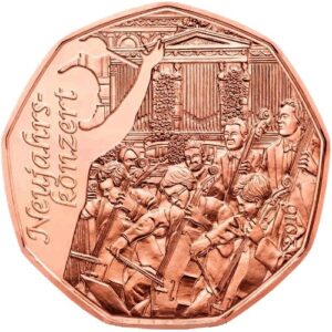 2016.1 Austria € 5 Rame Il Concerto di Capodanno