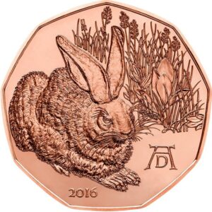 2016.2 Austria € 5 Rame Il "Leprotto"
