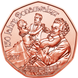 2017.1 Austria € 5 Rame Valzer