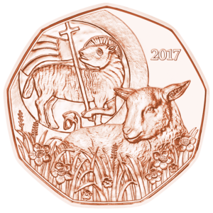 2017.2 Austria € 5 Rame Pasqua