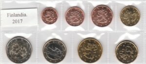 2017 Finlandia Serie annuale 8 valori sfusi