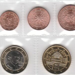 2018 Austria Serie annuale 8 valori sfusa