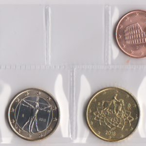2018 Italia Serie annuale 6 valori sfusi