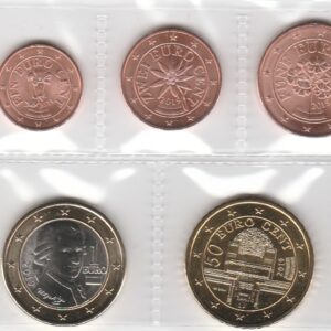 2019 Austria Serie annuale 8 valori sfusa