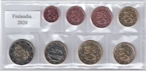 2020 Finlandia Serie annuale 8 valori sfusi