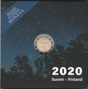 2020 Finlandia € 2 Turku Fondo Specchio