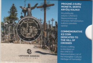 2020 Lituania € 2 Collina delle croci in Card