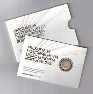 2021 Portogallo € 2 Presidenza Semestrale del Consiglio Europeo Fondo specchio