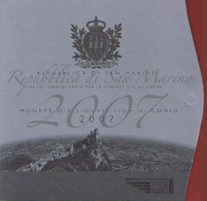 2007 San Marino Divisionale 9 valori Pari Opportunità