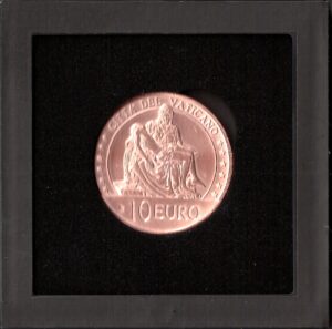 2020 Vaticano € 10 Arte e Fede in rame FdC in confezione - immagine 2