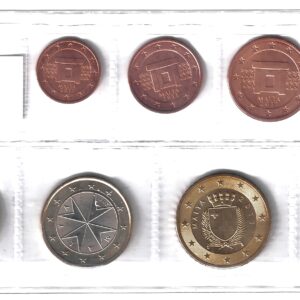 2011 Malta Serie annuale 8 valori FdC sfusi