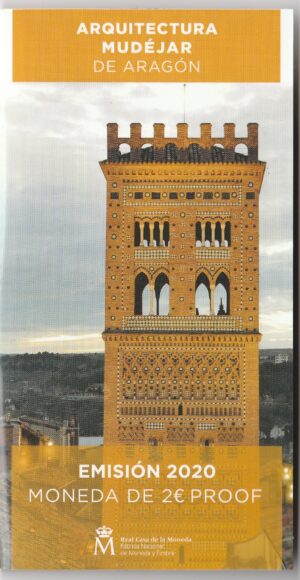 2020 Spagna € 2 Fondo Specchio Aragona