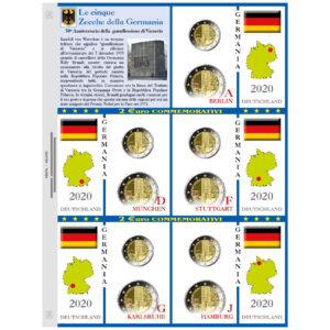 2020 Germania € 2 50° Genuflessione a Varsavia Aggiornamento Abafil