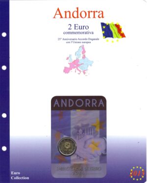 2015 Andorra € 2 Aggiornamento Masterphil Accordi Doganali