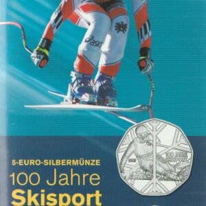 2005 Austria € 5 Skisport folder